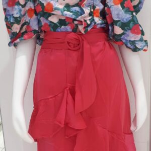 Jupe de soie satin longue