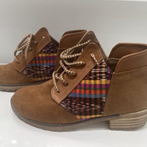 Bottines à lacets en daim authentique guatémaltèque personnalisables faites à la main